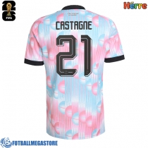 Fotballdrakt Herre Belgia Timothy Castagne #21 Bortedrakt VM 2026 Kortermet